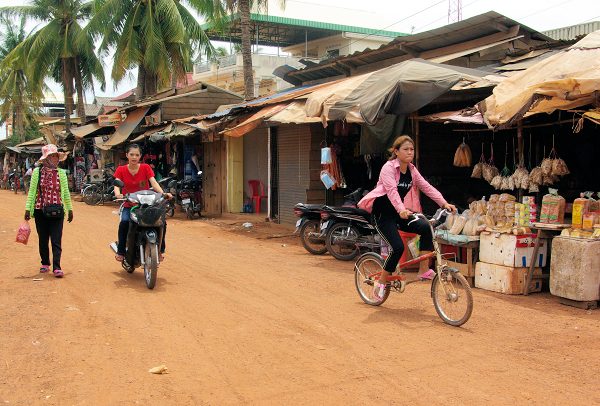 カンボジアのマーケット