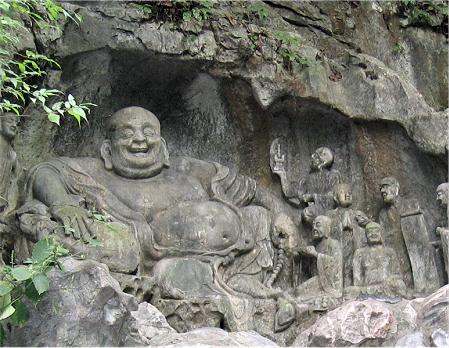 霊隠寺の弥勒菩薩