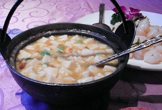 杭州・知味観の蟹粉豆腐