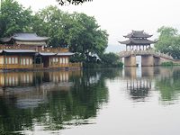 杭州・西湖の蘇堤