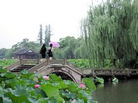 杭州・西湖の曲院風荷