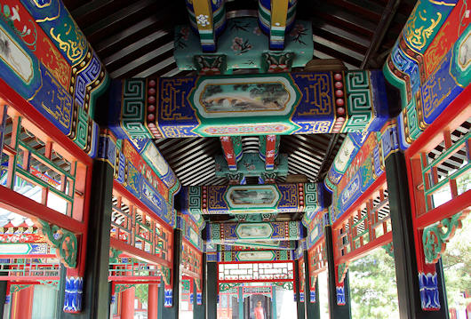 文昌院の回廊（北京・頤和園）