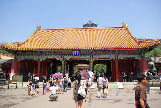 北京、頤和園の仏香閣・排雲門