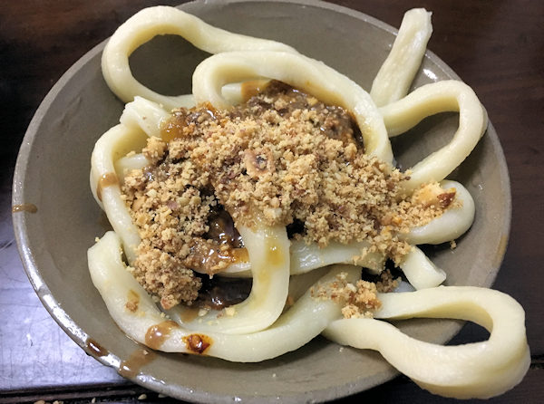 成都で食べた甜水麺