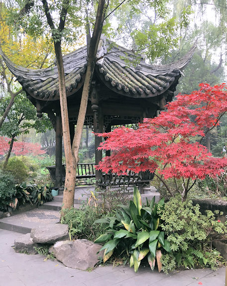 成都武候祠の庭園