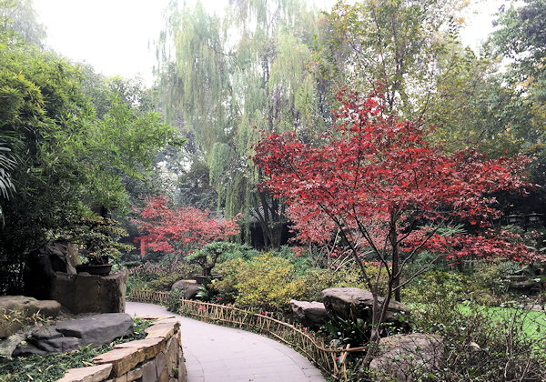 成都武候祠の庭園