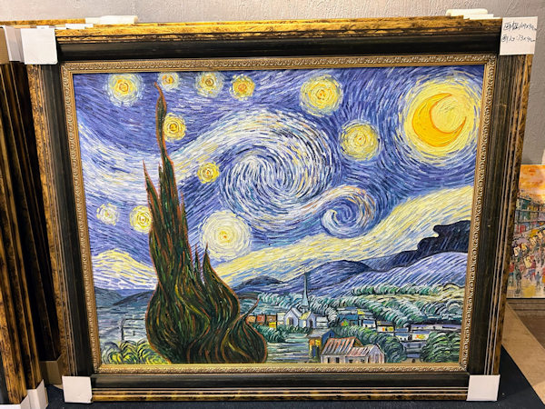 中国のゴッホ、趙小勇の画廊（深圳）