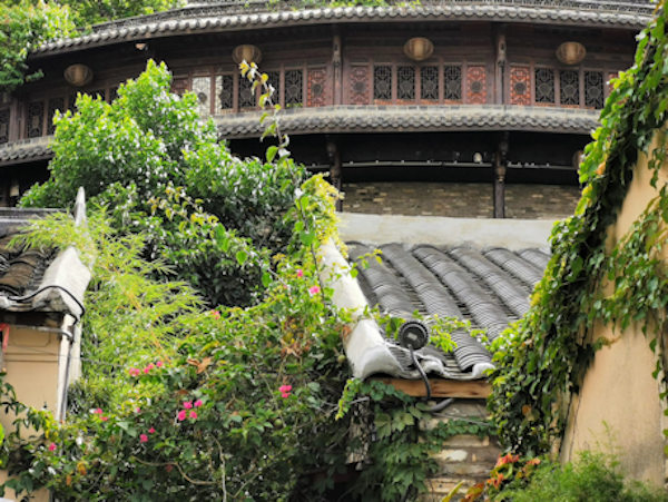 客家円楼（深圳の観光地、甘坑古鎮）