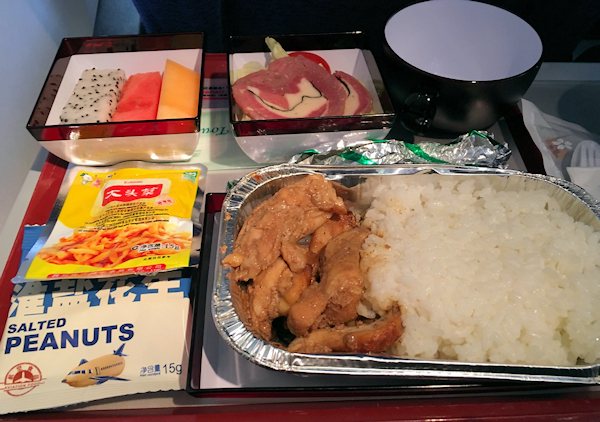 深圳航空の機内食