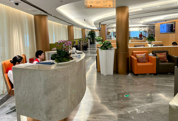 深圳空港衛星庁の深圳航空ラウンジ