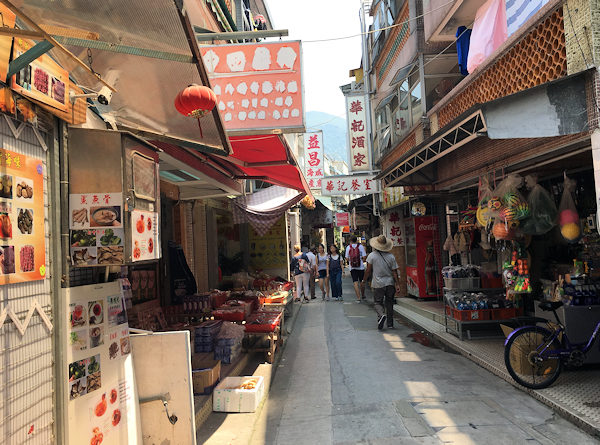 大澳（タイオー）の商店街