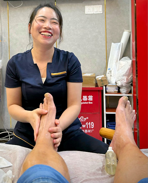 深圳、蛇口旧市街ではマッサージもおすすめ