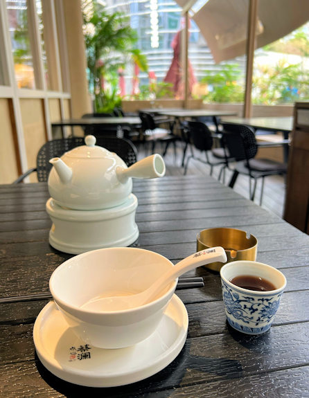 深圳でアウトドア飲茶