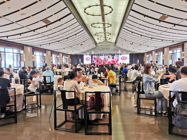潮州市で飲茶（韓上楼）