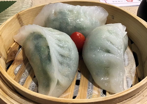 点都徳のエビ野菜餃子（深圳）