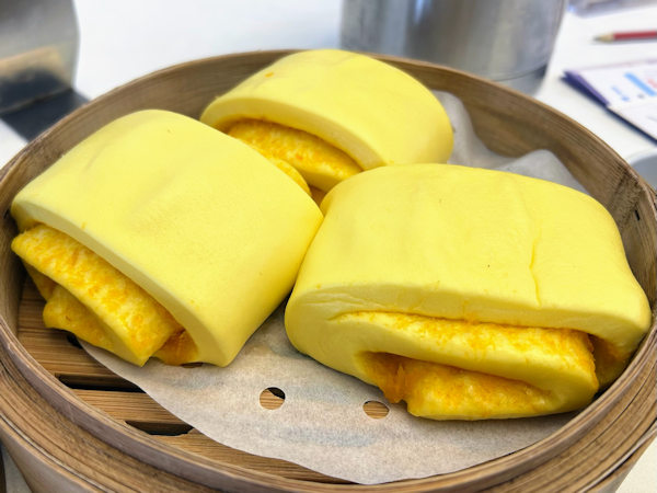 深圳の飲茶ーニンジン饅頭