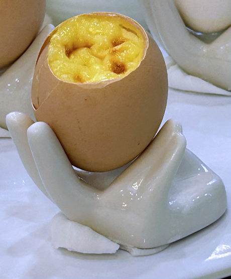 深圳東江海輝酒楼のドリアンプリン