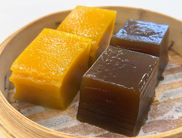 蜂蜜のお菓子と棗のお菓子(深圳の飲茶)