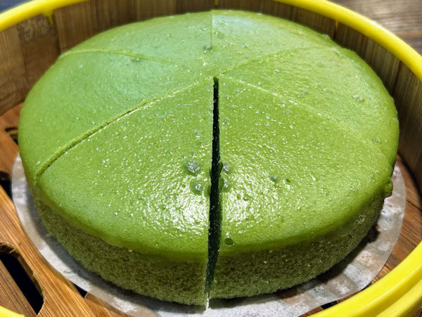 豊圓軒の健康よもぎカステラ（健康艾叶糕）
