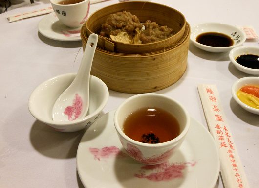 香港・陸羽茶室での飲茶