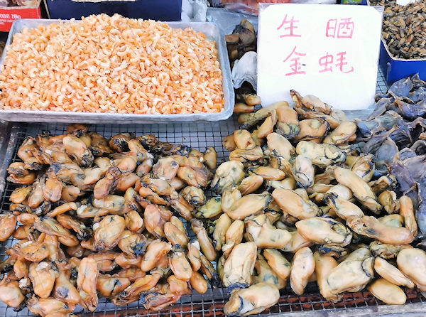 香港、流浮山は牡蠣の産地