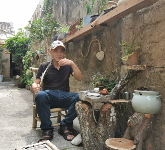 龍湖古塞の茶館