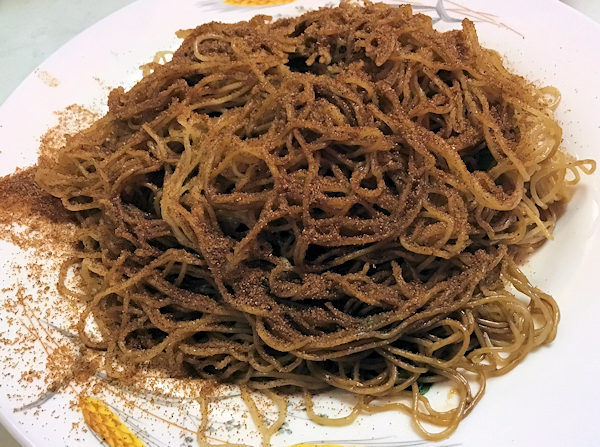 劉森記の蝦子撈麺（香港深水埗）