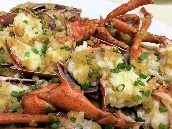 ロブスター（深圳の市場で海鮮料理）