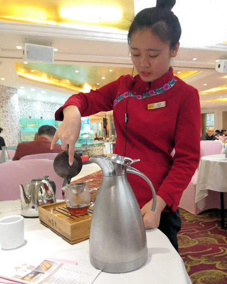 深圳の唐宮で本格的な飲茶