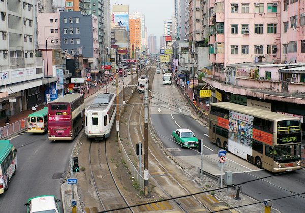 香港・元朗の街並み