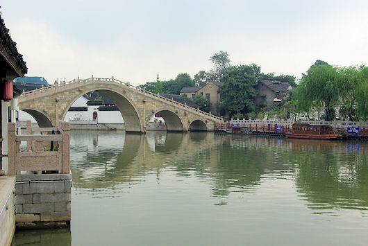 蘇州の運河と古い街並みが残る山塘街