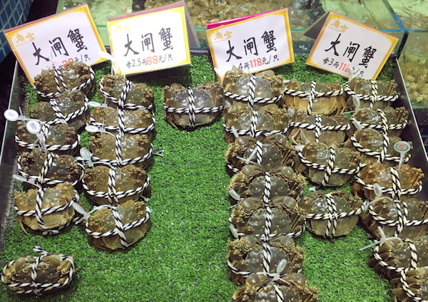 大閘蟹（上海蟹）は蘇州の名産