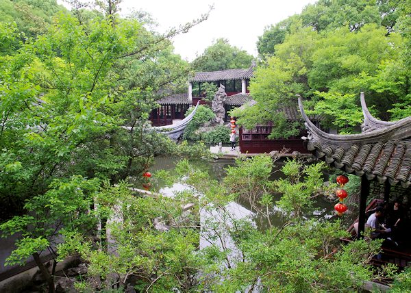 中国・同里古鎮、退思園の絶景