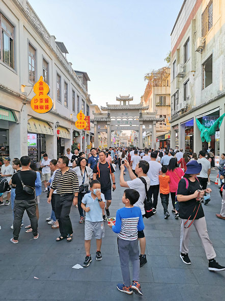 潮州古城碑坊街(広東省潮州市)
