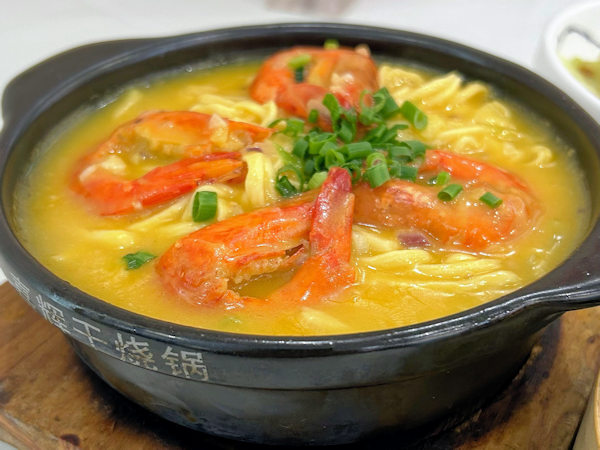 エビ入りの麺