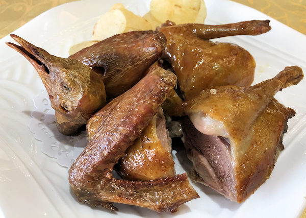 鳩のロースト(泮渓酒家)
