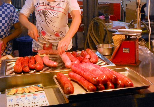 美味しそうなソーセージ