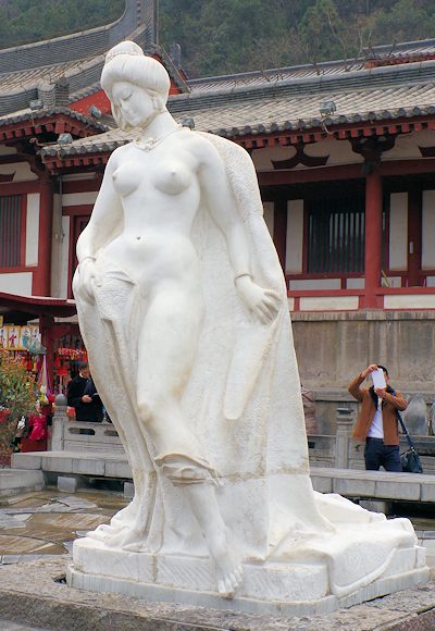 楊貴妃像、西安の華清池
